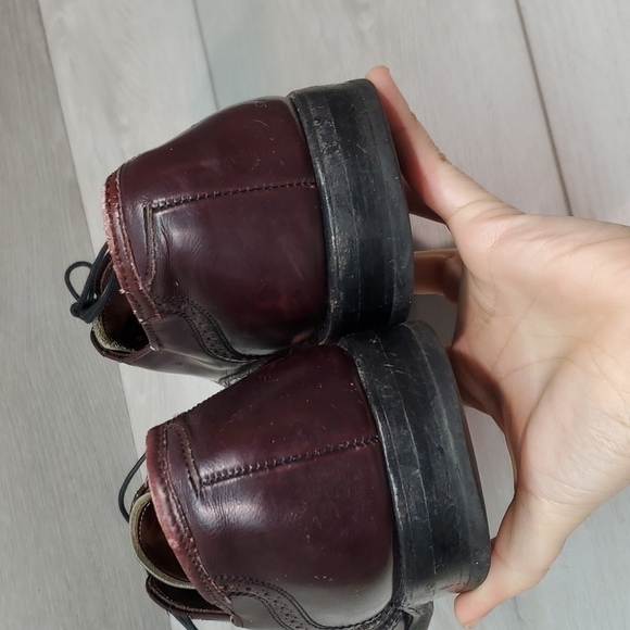 Allen Edmonds Mens 01445 Leather Loafer Dress Oxford shoes sz 9.5D - Picture 7 of 13